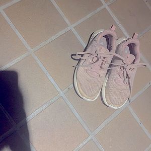 Pink Athletic running shoes good for hiking and sorts